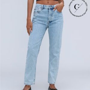 NWT Everlane 24 Tall, Rigid Slouch/Relaxed Straight Jeans